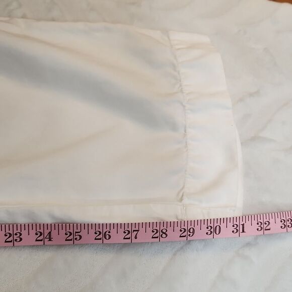 EXPRESS cotton linen blend white pants for women - Picture 11 of 11